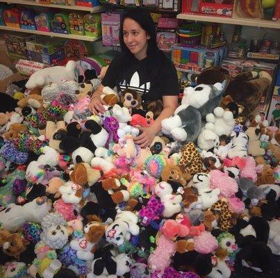 In case you're looking for Beanie Boos, I'd say we have a few