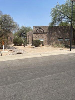 This view is of the back west facing side of our building. This is what you see first from your car. The 2310 n Wyatt dr address is here.