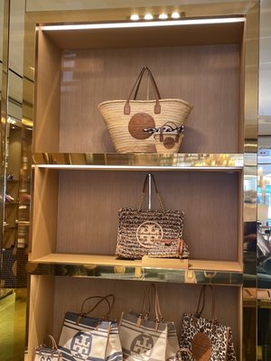 Awesome displays and large assortment of Tory Burch Merchandise