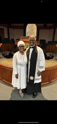 Senior Pastor Carl A. Davis and wife, 1st Lady Evangelist Missionary Harolyn Davis