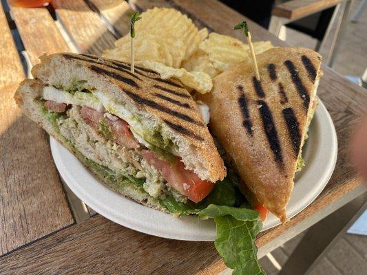 PESTO CHICKEN SANDWICH. Very tasty!