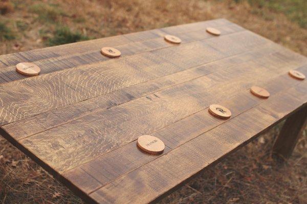 Farmhouse table w/ bench