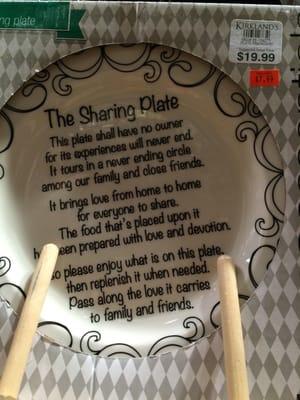 sharing plate