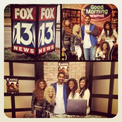 DJ QuinnRaynor & Karma on Fox 13 Memphis