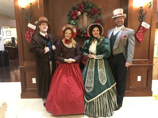 Original Dickens Carolers - Traditional Victorian quartet from Tinseltones by Tomlinson - The Tinseltone Carolers