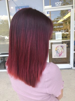 Vivid color done by Kassie