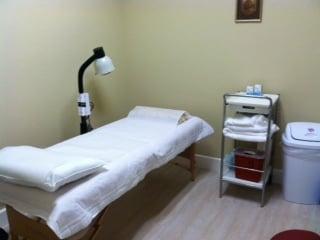 One of the treatment rooms