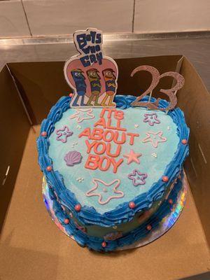 SpongeBob: Boys Who Cry Custom Cake