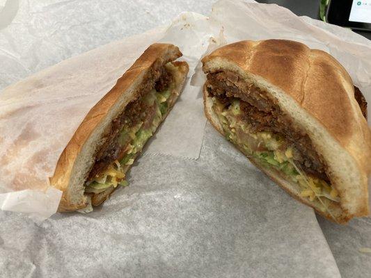 Fried steak tortas, i love it