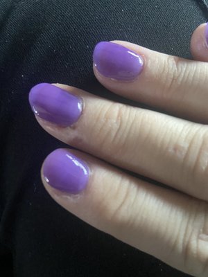 Uneven nails