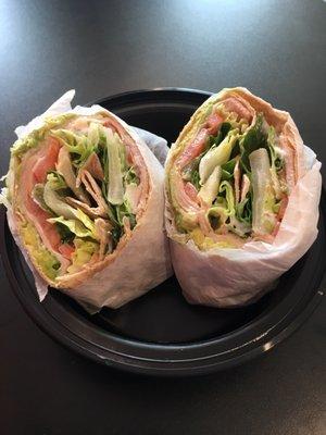 Avocado Turkey Wrap