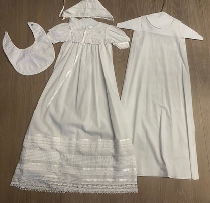 18-year-old 
 4 piece Baby Dedication/
 Christening Gown