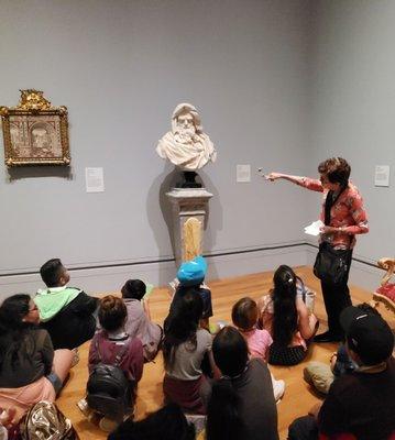 Field trip to the Getty with my daughter's class