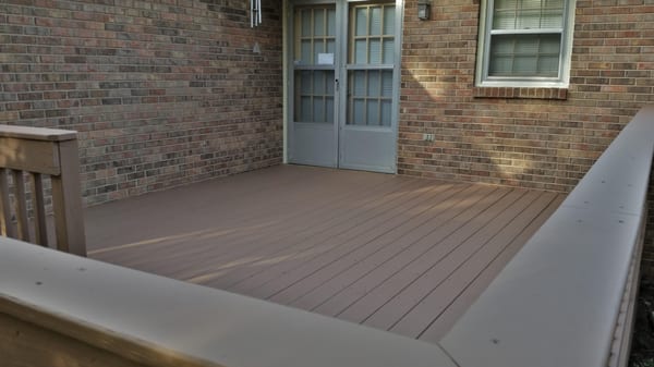 We removed old deck boards and hauled off then installed premium new wood decking and stained all wood to create a brand new ...