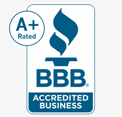 A+ RATING WITH THE BETTER BUSINESS BUREAU