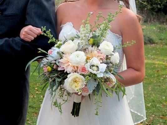 Bridal bouquet for Titley/Bartkowiak wedding Friday, October 16th 2015