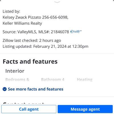 House listing