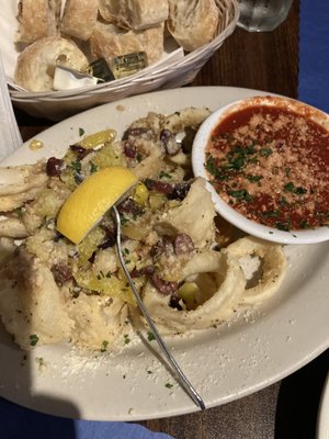 Sicilian calamari-  just okay, not great