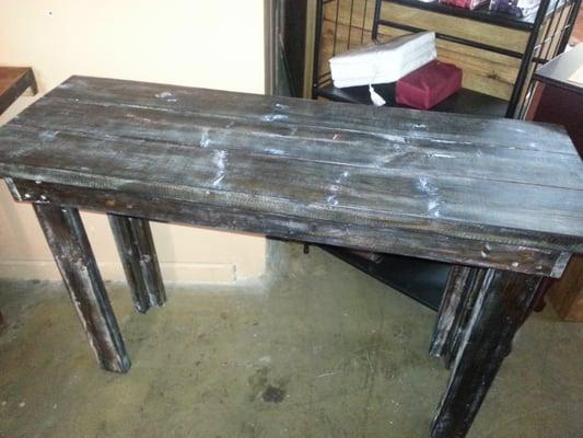 Rustic distressed desk