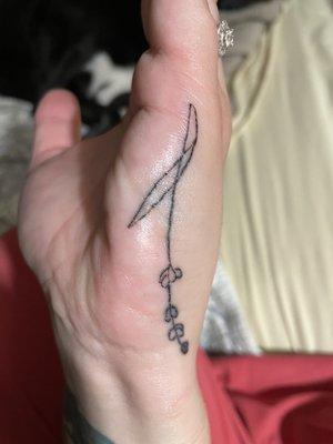 Hand tattoo