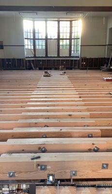 Big joists. We rarely do handyman work these days.