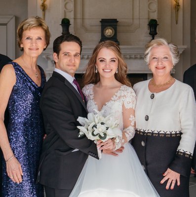 The mother in laws makeup and hair. They LOVED it. They looked classy, and not over done