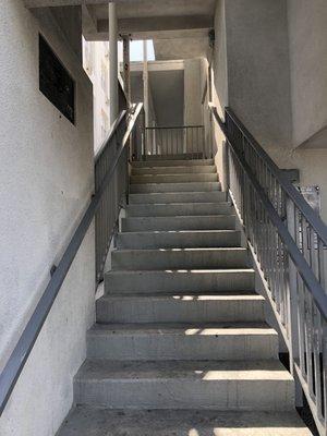 The stairs used in the movie.