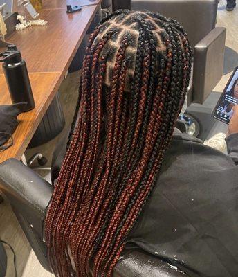 Small Knotless Braids