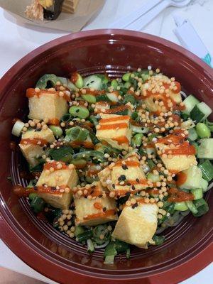 Yuzu tofu bowl