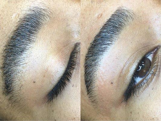 Brow shaping