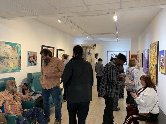 "I Kan Do Dat" opening reception, 4/6/2019