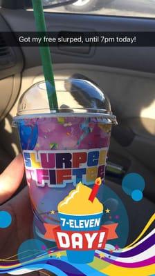 Got my free 7/11 slurpee