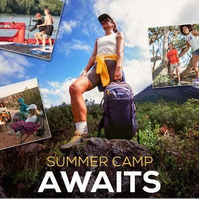 We make packing for summer camp easy! We have swimwear, Stanley's New summer colors, water shoes, sunscreen, Birkenstocks.