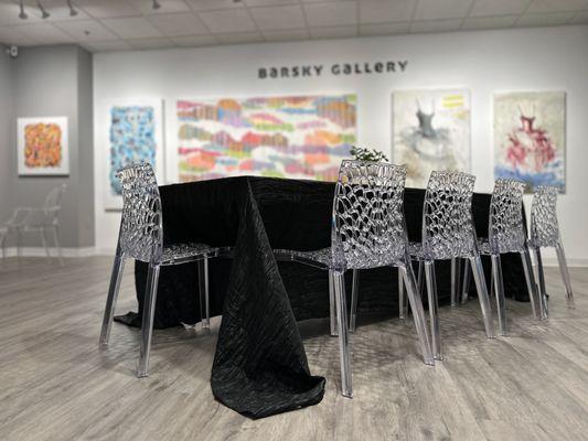 New 2400 Sqft Barsky Art Gallery Space in Hoboken NJ - Available for elevated private and corporate events.