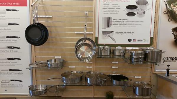 Fully stocked American Kitchen Cookware! *American Made * Limited Lifetime Warranty * PFOA Free * Tri-Ply....