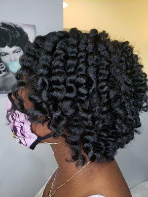 Twistouts on natural hair