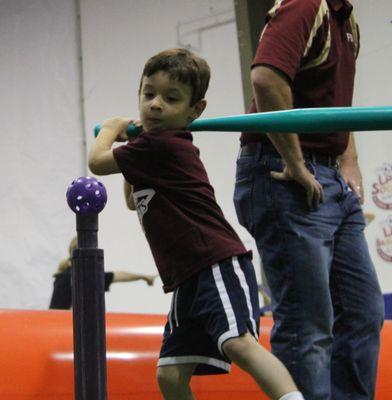 Baseball classes and camps for ages 2 to 8.