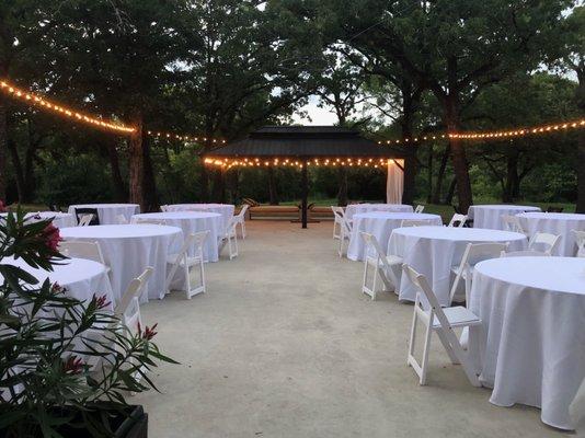 Ideal wedding reception space