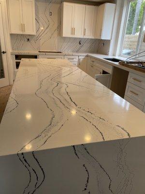 Fun waterfall edge Countertops