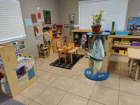 Dramatic Play Area-Children express there creativity through play in our facility.