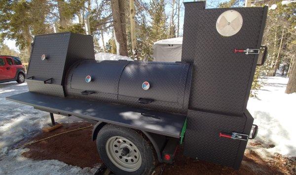 Our Real wood Smoker