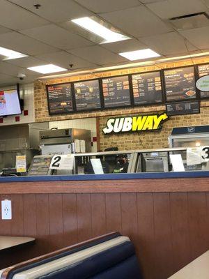 Subway in the Love's Travel Center