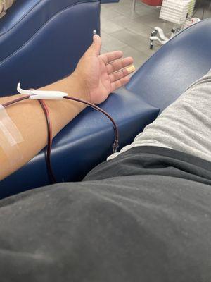 Donating plasma