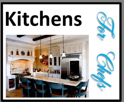 Kitchens designed for cooks.