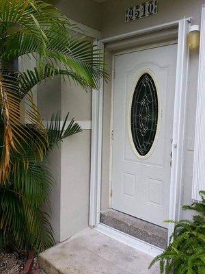 hurricane shutters for front door