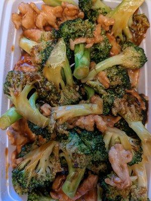 Chicken with broccoli