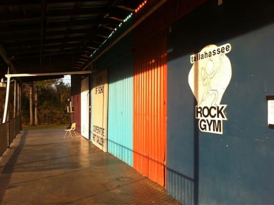 The front walls of the TRG warehouse in Railroad Square.