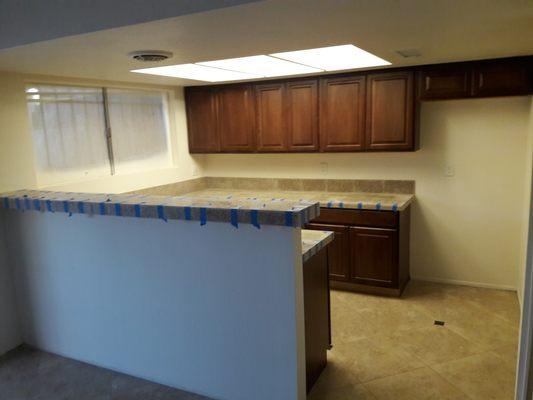 Kitchen renovation after