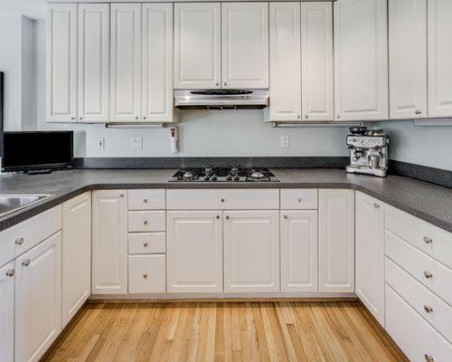 Stove area of the kitchen.