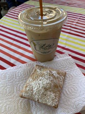 Viet coffee and beignet